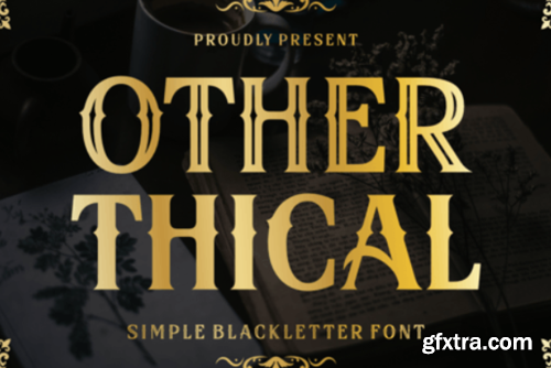 Other Thical Font Other Thical Font