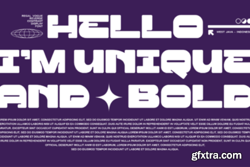 Regal Vogue Font Regal Vogue Font