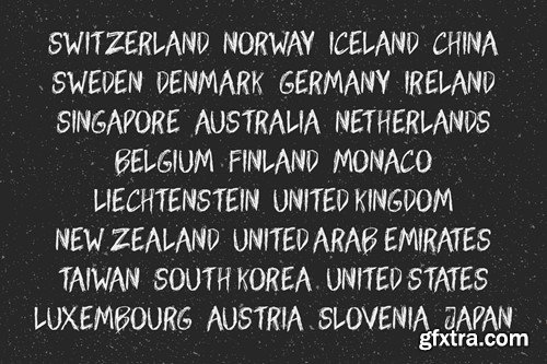 Seto Ohashi Handmade Horor Brush Font AUXJWRW Seto Ohashi Handmade Horor Brush Font AUXJWRW