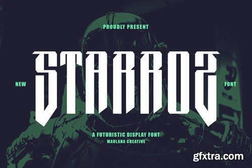 Starroz Futuristic Display Font UFKSCTY Starroz Futuristic Display Font UFKSCTY