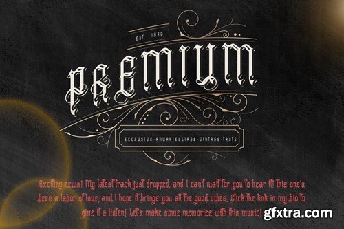 Anuaki Eclipse - Vintage Blackletter Font X2CGAAD Anuaki Eclipse - Vintage Blackletter Font X2CGAAD