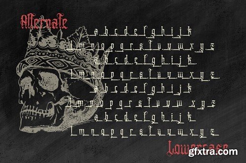 Anuaki Eclipse - Vintage Blackletter Font X2CGAAD Anuaki Eclipse - Vintage Blackletter Font X2CGAAD