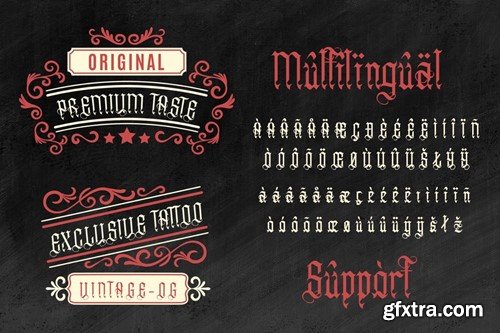 Anuaki Eclipse - Vintage Blackletter Font X2CGAAD Anuaki Eclipse - Vintage Blackletter Font X2CGAAD