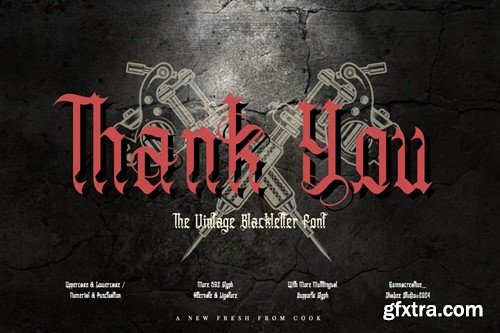 Anuaki Eclipse - Vintage Blackletter Font X2CGAAD Anuaki Eclipse - Vintage Blackletter Font X2CGAAD