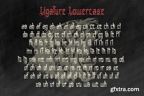 Anuaki Eclipse - Vintage Blackletter Font X2CGAAD Anuaki Eclipse - Vintage Blackletter Font X2CGAAD