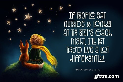 Stacked Font GAXMNCR Stacked Font GAXMNCR