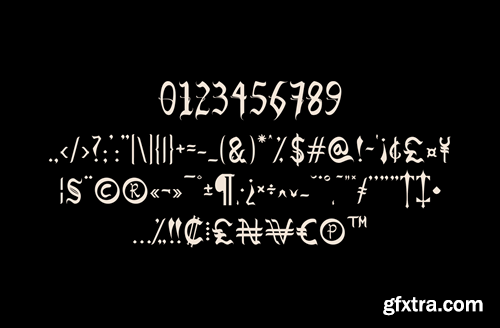 Bersavet - Fancy Blackletter Font Bersavet - Fancy Blackletter Font