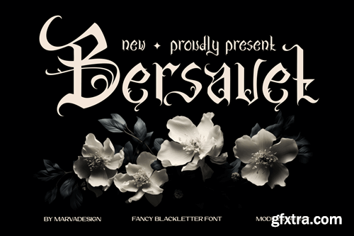 Bersavet - Fancy Blackletter Font Bersavet - Fancy Blackletter Font