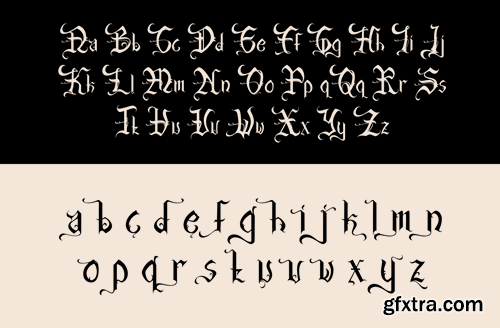Bersavet - Fancy Blackletter Font Bersavet - Fancy Blackletter Font
