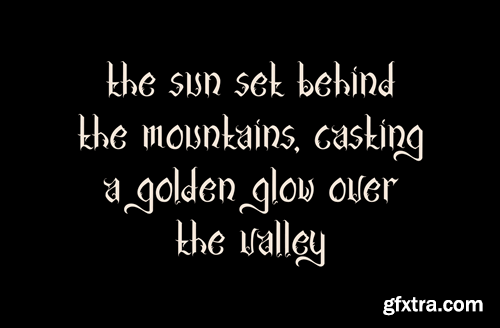 Bersavet - Fancy Blackletter Font Bersavet - Fancy Blackletter Font