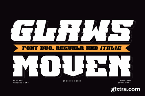 Glaws Moven - Athletics & Basketball Font 77MCGXG Glaws Moven - Athletics & Basketball Font 77MCGXG