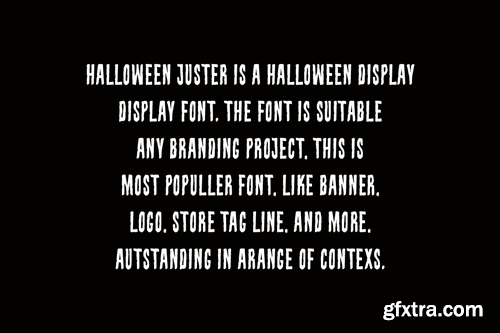 Halloween Juster - Horror & Bloody Font 4RFEY2W Halloween Juster - Horror & Bloody Font 4RFEY2W
