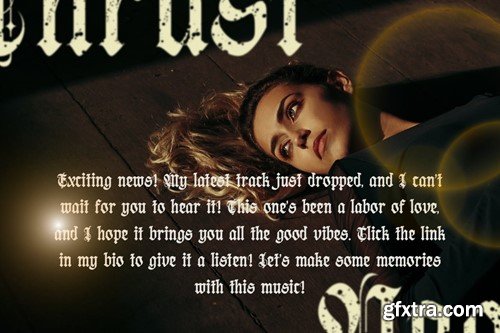 Negav Thrust - Gothic Balckletter Font JNR7FEJ Negav Thrust - Gothic Balckletter Font JNR7FEJ