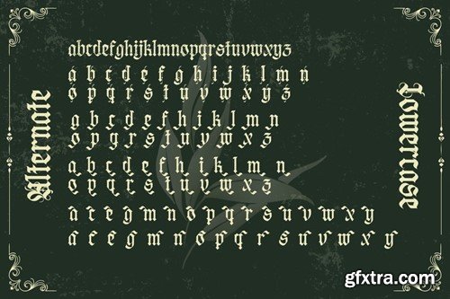 Negav Thrust - Gothic Balckletter Font JNR7FEJ Negav Thrust - Gothic Balckletter Font JNR7FEJ