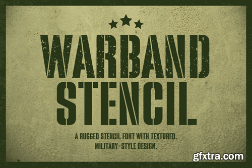 Warband Stencil Font R3F7UJP Warband Stencil Font R3F7UJP