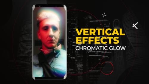 Vertical Chromatic Glow Effects - 54020245