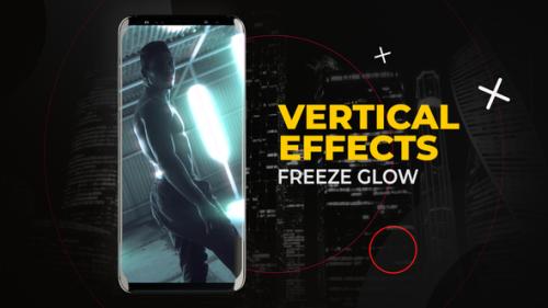 Vertical Freeze Glow Effects - 54020506
