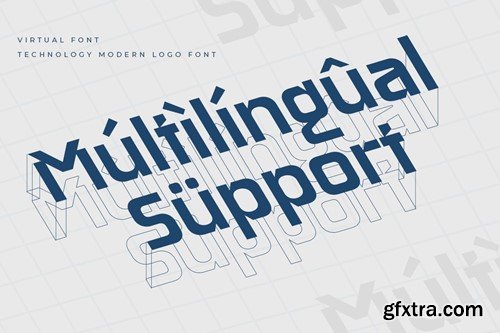 Virtual - Modern Technology Logo Font NA5JBRZ Virtual - Modern Technology Logo Font NA5JBRZ