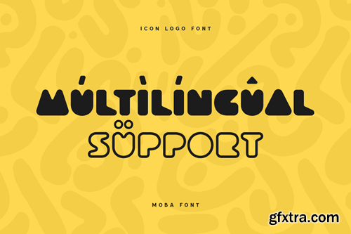 Moba - Icon Logo Font ZLSJVWV Moba - Icon Logo Font ZLSJVWV