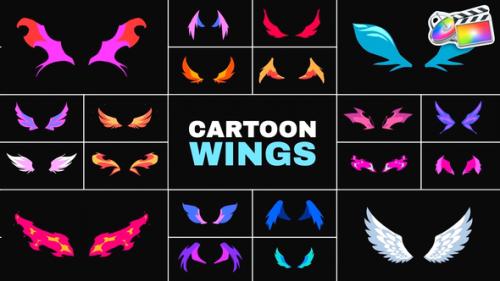 Cartoon Wings for FCPX - 54028549