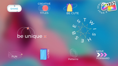 Creative Titles for FCPX - 54028681