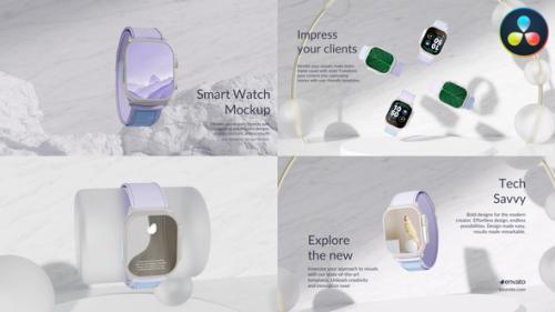 Smart Watch Mock Up for DaVinci Resolve - 54028942