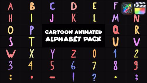 Cartoon Animated Alphabet for FCPX - 54029292