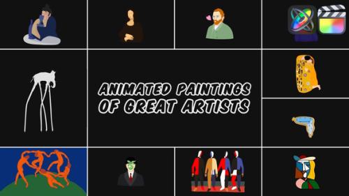 Animated Paintings of Great Artists for FCPX - 54029356
