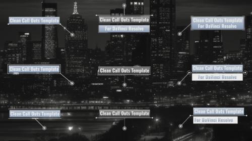 Elegant Modern Call Outs for DaVinci Resolve - 54029400