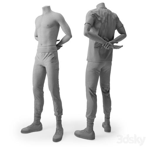Mannequin, tracksuit Mannequin, tracksuit