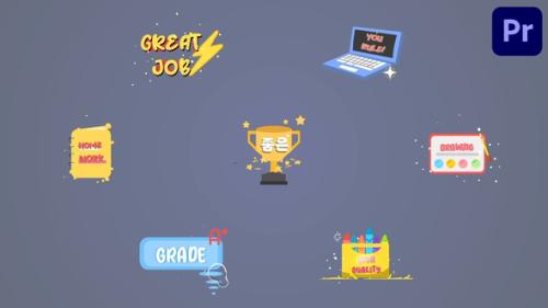 School Titles for Premiere Pro - 54037349