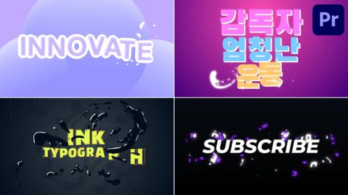 Colorful Dynamic Typography for Premiere Pro - 54038211