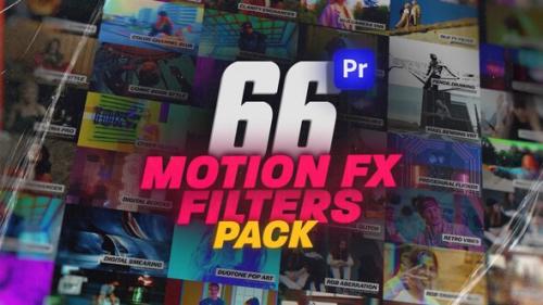 Motion Effect Filters Pack For Premiere Pro: VHS, CRT, Glitch, Dreamy, Old TV, Music Video & More - 54039871