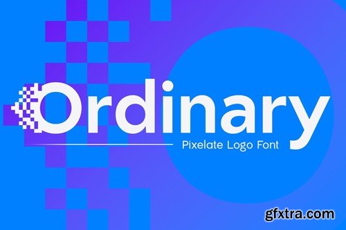 Odinary - Pixelate Logo Motion Font 99A7DNA Odinary - Pixelate Logo Motion Font 99A7DNA