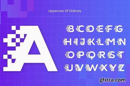Odinary - Pixelate Logo Motion Font 99A7DNA Odinary - Pixelate Logo Motion Font 99A7DNA