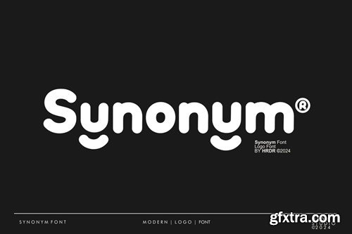 Synonym - Logo Font 7BLA4F6 Synonym - Logo Font 7BLA4F6