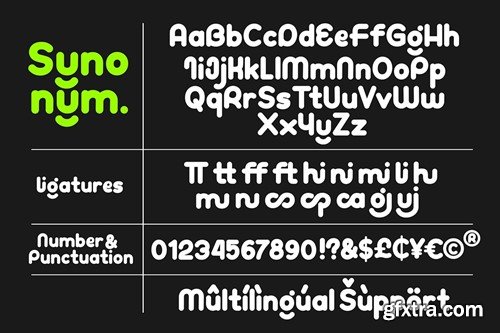 Synonym - Logo Font 7BLA4F6 Synonym - Logo Font 7BLA4F6
