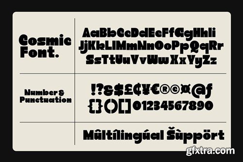 Cosmic - Logo Bold Font YE29FCP Cosmic - Logo Bold Font YE29FCP