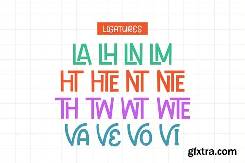 Vantela - Fun Ligature Font L2ASDHZ Vantela - Fun Ligature Font L2ASDHZ