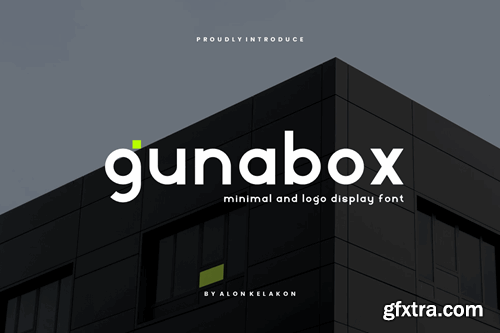 Gunabox - Minimal and Logo Font 8YLB29F Gunabox - Minimal and Logo Font 8YLB29F