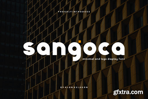 Sangoca - Sans Serif Logo Font G8P6D45 Sangoca - Sans Serif Logo Font G8P6D45