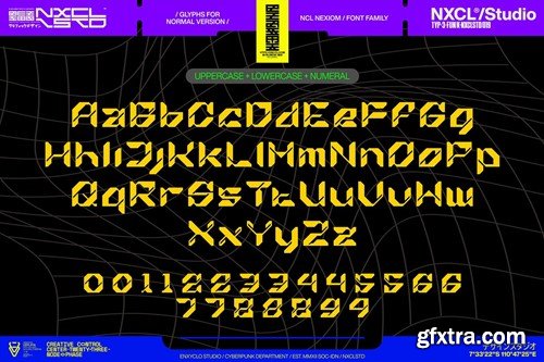 Nexiom Font Family - Y2k Cyberpunk Mecha Font KLY3KYC Nexiom Font Family - Y2k Cyberpunk Mecha Font KLY3KYC