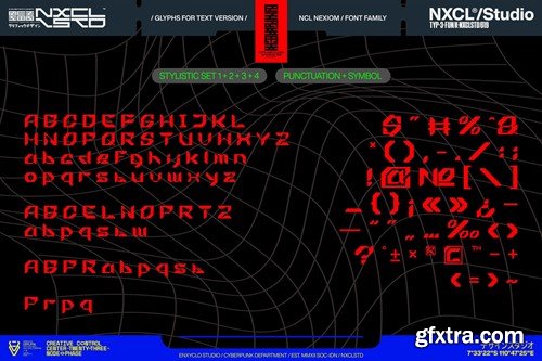 Nexiom Font Family - Y2k Cyberpunk Mecha Font KLY3KYC Nexiom Font Family - Y2k Cyberpunk Mecha Font KLY3KYC