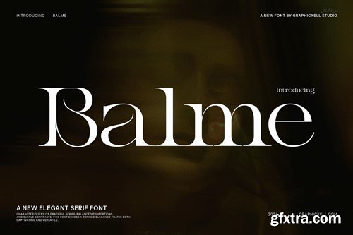 Balme Unique Serif Font XHX4WHM Balme Unique Serif Font XHX4WHM