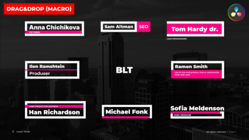 Stylish Lower Thirds DR - 54018269