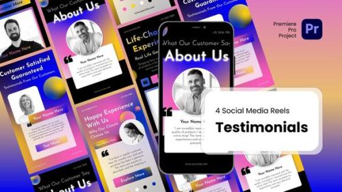 Reels - Testimonials Premiere Pro Templates - 54047013