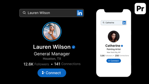 LinkedIn Search Bar, Profile, Result - 54054602