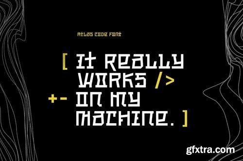 Atlas Code Font FJT7LCX Atlas Code Font FJT7LCX