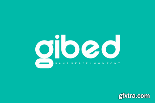 Gibed - Sans Serif Logo Font NVGHRZG Gibed - Sans Serif Logo Font NVGHRZG
