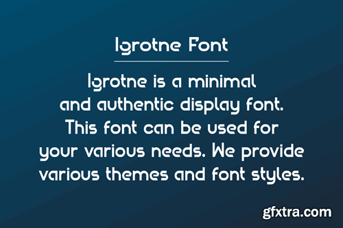 Igrotne Logo Font UWSNWPY Igrotne Logo Font UWSNWPY